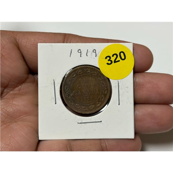 1919 Canadian Large Cent