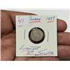 Image 2 : 1897 Canadian Nickle, VG-8, Key Date
