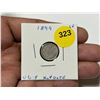 Image 1 : 1899 Canadian Nickle, VG-8, Key Date