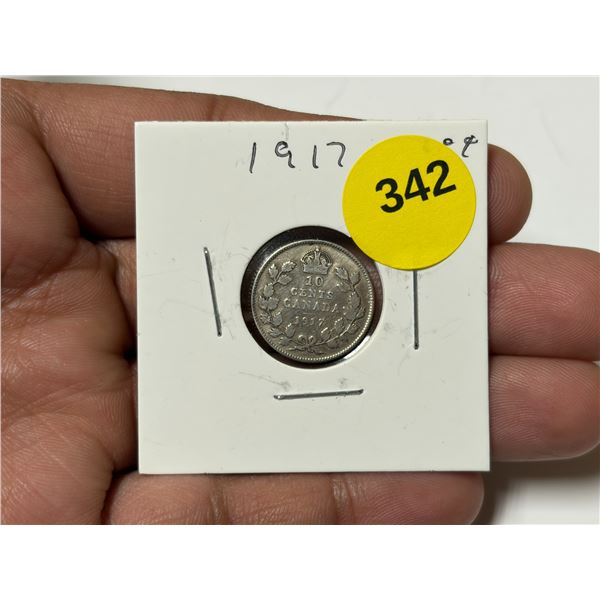 1917 Canadian Nickle, VG