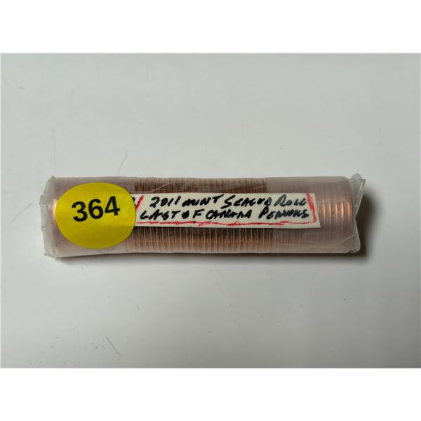 Roll 2011,Canadian Small Cent, Magnetic, PROOF