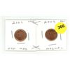 Image 1 : 2009 Canada Small One Cent Magnetic and Non-Magnetic.