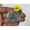 Image 1 : Old Bastard Fishing Club Steel Coin, Life Time Member