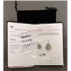 Image 1 : 4.34 ct Cert. Silver Emerald gemstone Pendant ($9,108)