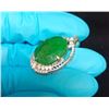 Image 3 : 4.34 ct Cert. Silver Emerald gemstone Pendant ($9,108)