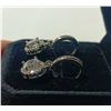 Image 6 : NEW Platinum Plated 1.0ct Simulated Diamond (CZ) Dangle Earrings
