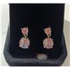 Image 1 : NEW Sterling Silver 0.5ct+2.0ct Simulated Diamond (CZ) Dangle Earrings