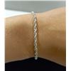 Image 3 : NEW Sterling Silver 3.0mm Twisted Rope Bracelet, 8.5" Long