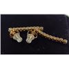 Image 4 : NEW 18K Gold Plated 2.5mm Simulated Diamond (CZ) Tassel Earrings