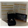 Image 1 : NEW 925S 3.0ct Moissanite Lab Diamond Solitaire Ring, Resizeable, Retail $1800.00