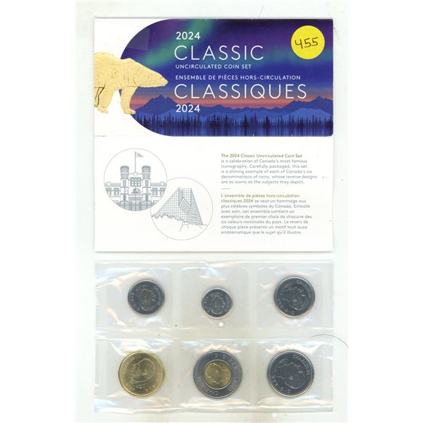2024 Canada Proof Like Uncirculated Coin Set.