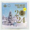 Image 1 : 2024 Peace and Joy Uncirculated Coin Set.