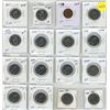 Image 1 : Sheet of Canadian Special  25 Cents Coin and (1) Canada One Cent.. (Total Coins - 16)