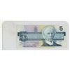 Image 2 : 1986 $5 Replacement note. Thiessen-Crow signatures. ENS Prefix. BC-56bA. F15.