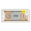 Image 1 : Cuba. ND 20 Pesos Foreign Exchange Certificate. AU.