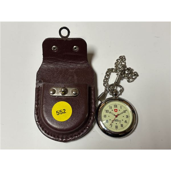 Swiss Army Pocket Watch. Does not run.