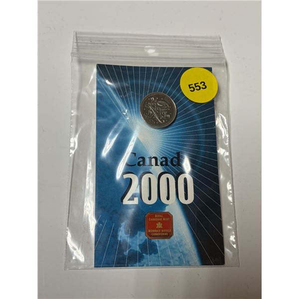 2000 Canadian Pin. Issued by the Royal Canadian Mint.