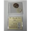 Image 2 : 1954 Canadian Silver 50 Cents. ICCS certified and graded PL64 Cameo. A beautiful coin.