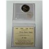 Image 2 : 1991 Canadian 25 Cents. ICCS certified and graded PF-67 Ultra Heavy Cameo. Key Date.