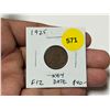 Image 1 : 1925 Canadian Small Cent. Key Date. F12.