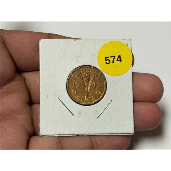 1943 Tombac 5 Cents. BU.