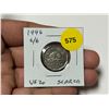 Image 1 : 1946 6/6 Nickel 5 Cents. Scarce 6/6 variety. VF20.