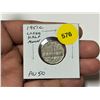 Image 1 : 1751 – 1951C Large Half Moon Nickel 5 Cents. Large Half Moon from a Die Clash Error. AU50.