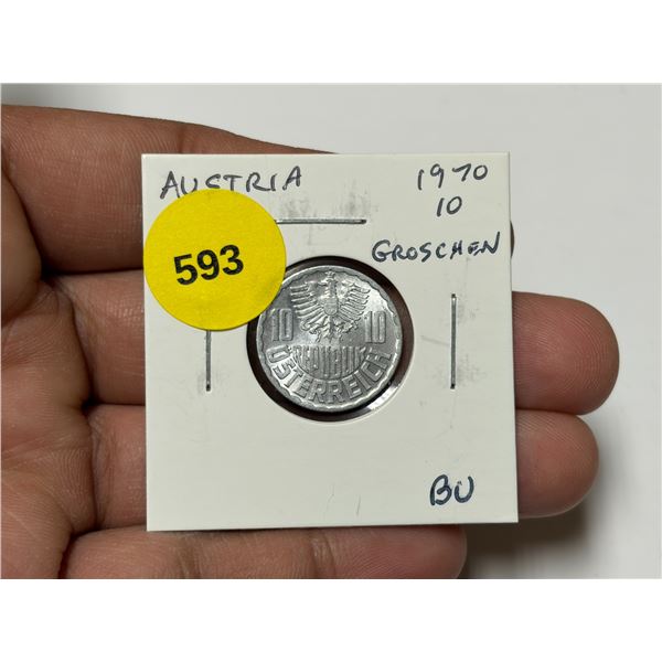 Austria. 1970 10 Groschen. BU.