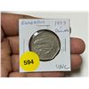Image 1 : Barbados. 1973 1 Dollar. Flying Fish. Uncirculated