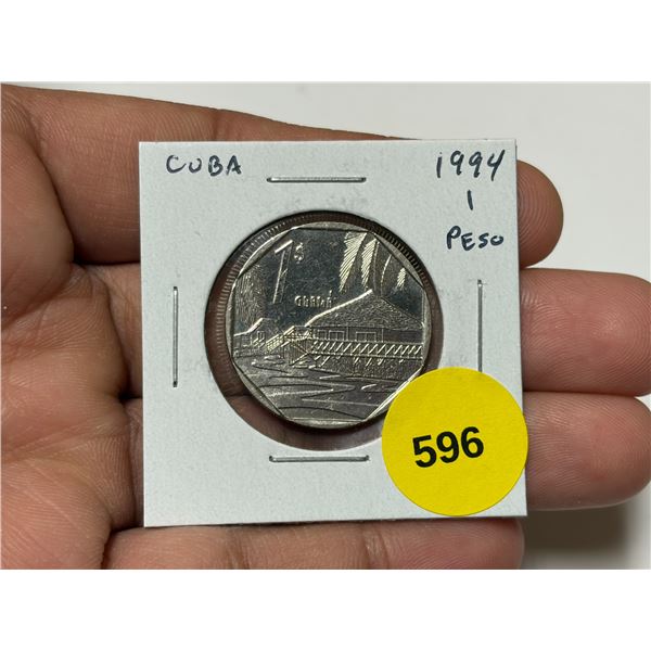 Cuba. 1994 1 Peso. Uncirculated.