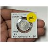 Image 1 : Nazi Germany. 1943J 50 Reichspfennig. Hamburg Mint. Eagle with Swastika. EF.