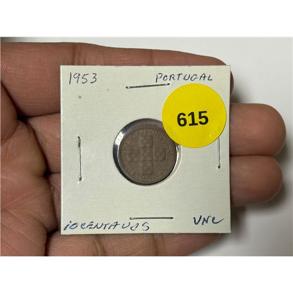 Portugal. 1953 10 Centavos. Uncirculated.