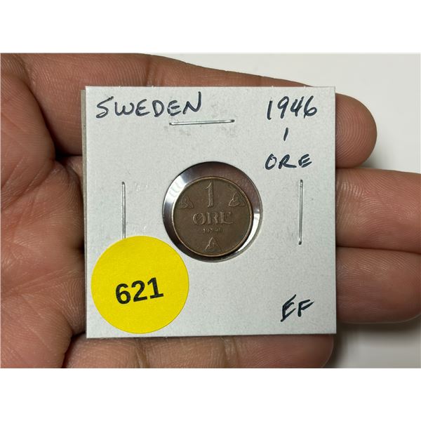 Sweden 1946 1 Ore. EF.