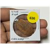 Image 1 : Elongated U.S. Cent depicting the Navy Pier in Chicago. Unc.
