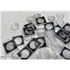 Image 4 : Lot of 100 hard plastic holders for Canadian coins. Most are for Silver Dollars.