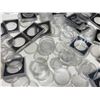 Image 7 : Lot of 100 hard plastic holders for Canadian coins. Most are for Silver Dollars.