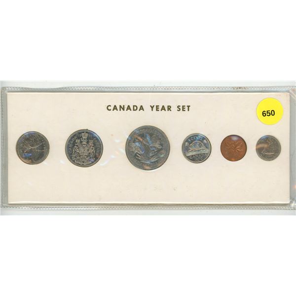 1870 – 1970 Canada Year Set. The Nickel Dollar commemorates the 100th Anniversary of Manito