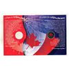 Image 2 : 2004 Colourized Celebration 25 Cents with Red Maple Leaf. Housed in its original RCM folder.