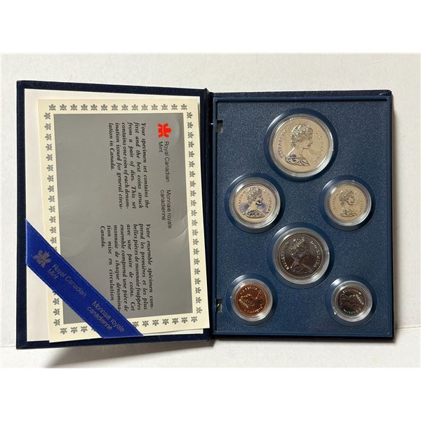 1987 Specimen Set. 6-coin set.