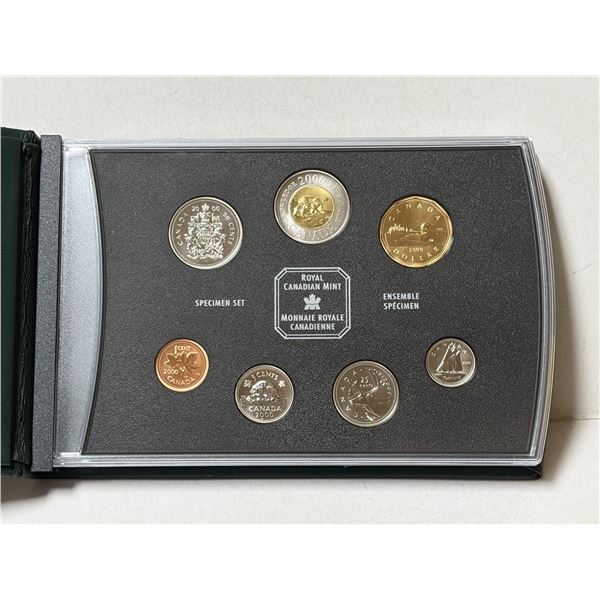 2000 Special Edition Specimen Set. 7-coin set, all with Specimen strikes. The Special Toonie depicts