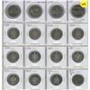 Image 1 : Lot of 4 Nickel Dollars and 12 Nickel 50 Cents.
