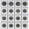 Image 2 : Lot of 4 Nickel Dollars and 12 Nickel 50 Cents.