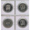 Image 2 : Set of 4 Moose Jaw Trade Dollars including Snowbirds.