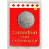 Image 1 : Canadian Coin Collecting Kit complete with 1999 and 2000 Millenium 25 Cents. Housed in it original p