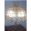 Image 2 : Brass Table Lamp with Capiz Shell Shade