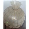 Image 5 : Brass Table Lamp with Capiz Shell Shade