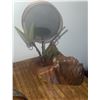 Image 3 : Agate Bookends, Petrified Wood Specimen, Metal Plant Decor, and Magnifier