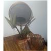 Image 8 : Agate Bookends, Petrified Wood Specimen, Metal Plant Decor, and Magnifier
