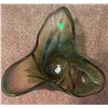 Image 4 : Trio: Wood Carving, Glass Bowl, and Frog Figurine