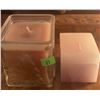 Image 2 : Decorative: Bear Table Lamp, Glass Art, Candles